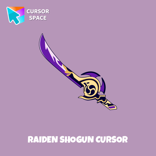 Raiden Shogun cursor pointer cursor